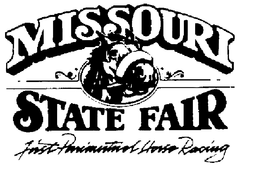MISSOURI STATE FAIR FIRST PARIMUTUEL HORSE RACING trademark