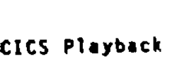 CICS PLAYBACK trademark