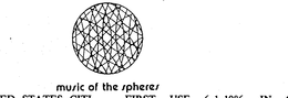 MUSIC OF THE SPHERES trademark