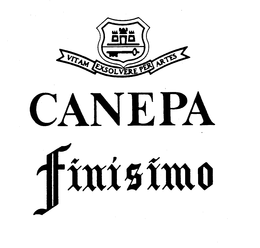 CANEPA FINISIMO VITAM EXSOLVERE PER ARTES trademark