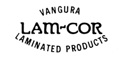 LAM-COR VANGURA LAMINATED PRODUCTS trademark