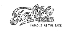 TAHOE BEER FAMOUS AS THE LAKE trademark