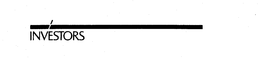 INVESTORS trademark