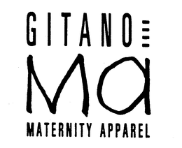 GITANO MATERNITY APPAREL MA trademark