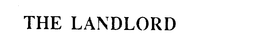 THE LANDLORD trademark