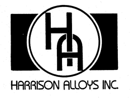 HARRISON ALLOYS INC. HA trademark