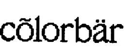 COLORBAR trademark