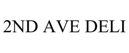 2ND AVE DELI trademark