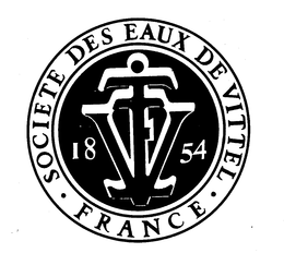 SOCIETE DES EAUX DE VITTEL FRANCE 1854 trademark