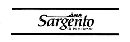 SARGENTO OF WISCONSIN trademark