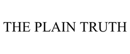 THE PLAIN TRUTH trademark