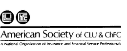 AMERICAN SOCIETY OF CLU & CHFC trademark