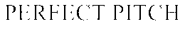 PERFECT PITCH trademark