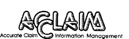 ACCLAIM ACCURATE CLAIM INFORMATION MANAGEMENT trademark