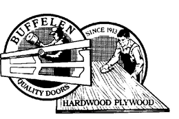 BUFFELEN QUALITY DOORS HARDWOOD PLYWOOD trademark