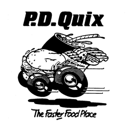 P.D. QUIX THE FASTER FOOD PLACE P.D. QUIX Q-CUTS trademark