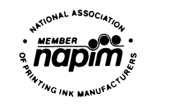 NATIONAL ASSOCIATION OF PRINTING INK MANUFACTURERS MEMBER NAPIM trademark