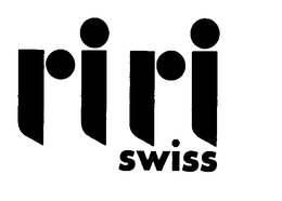 RIRI SWISS trademark