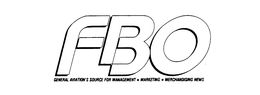 FBO GENERAL AVIATION'S SOURCE FOR MANAGEMENT.MARKETING.MERCHANDISING NEWS trademark