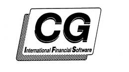 CG INTERNATIONAL FINANCIAL SOFTWARE trademark
