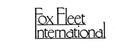 FOX FLEET INTERNATIONAL trademark