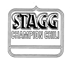 STAGG CHAMPION CHILI trademark