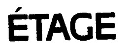 ETAGE trademark