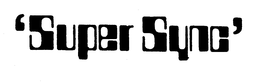 'SUPER SYNC' trademark