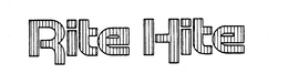 RITE HITE trademark