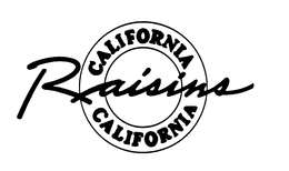 CALIFORNIA RAISINS CALIFORNIA trademark