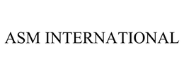 ASM INTERNATIONAL trademark