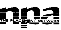 NPA THE PLACEMENT NETWORK trademark