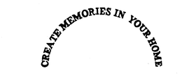 CREATE MEMORIES IN YOUR HOME trademark