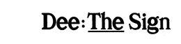 DEE: THE SIGN trademark