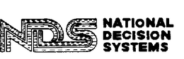 NDS NATIONAL DECISION SYSTEMS trademark