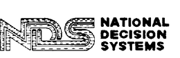 NDS NATIONAL DECISION SYSTEMS trademark
