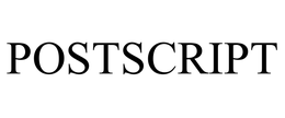 POSTSCRIPT trademark