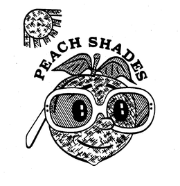 PEACH SHADES trademark