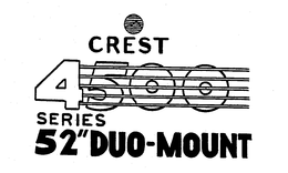 CREST 4500 SERIES 52" DUO-MOUNT trademark