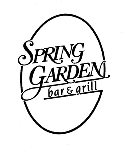 SPRING GARDEN BAR & GRILL trademark