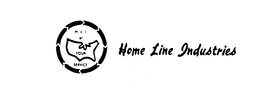 HOME LINE INDUSTRIES H. L. I. AT YOUR SERVICE trademark