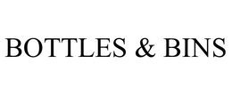 BOTTLES & BINS trademark