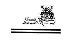 VICOMTE BERNARD DE ROMANET trademark
