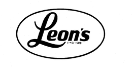 LEON'S SINCE 1909 trademark
