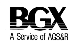 BGX A SERVICE OF AGS&R trademark