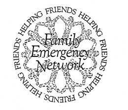 FAMILY EMERGENCY NETWORK FRIENDS HELPING FRIENDS trademark