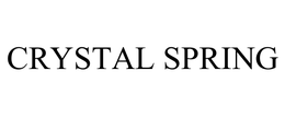 CRYSTAL SPRING trademark