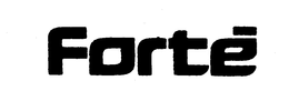 FORTE trademark