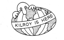 KILROY IS HERE trademark