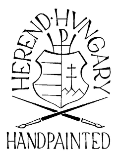 HEREND HVNGARY HANDPAINTED trademark